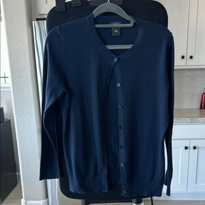 Ann Taylor Factory Women’s Navy Cardigan | Size Medium
